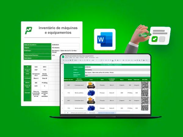 Kit: Inventário de Máquinas e Equipamentos