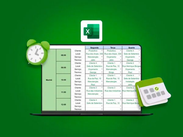 Planilha: Cronograma de Visitas