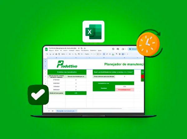 Planilha: Planejador de Manutenção